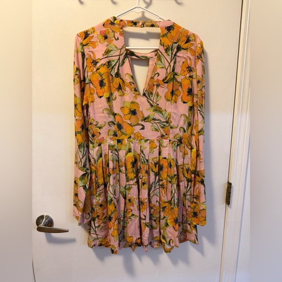 Free People Tegan Printed Dress, Size 6 - Picture 6 of 8